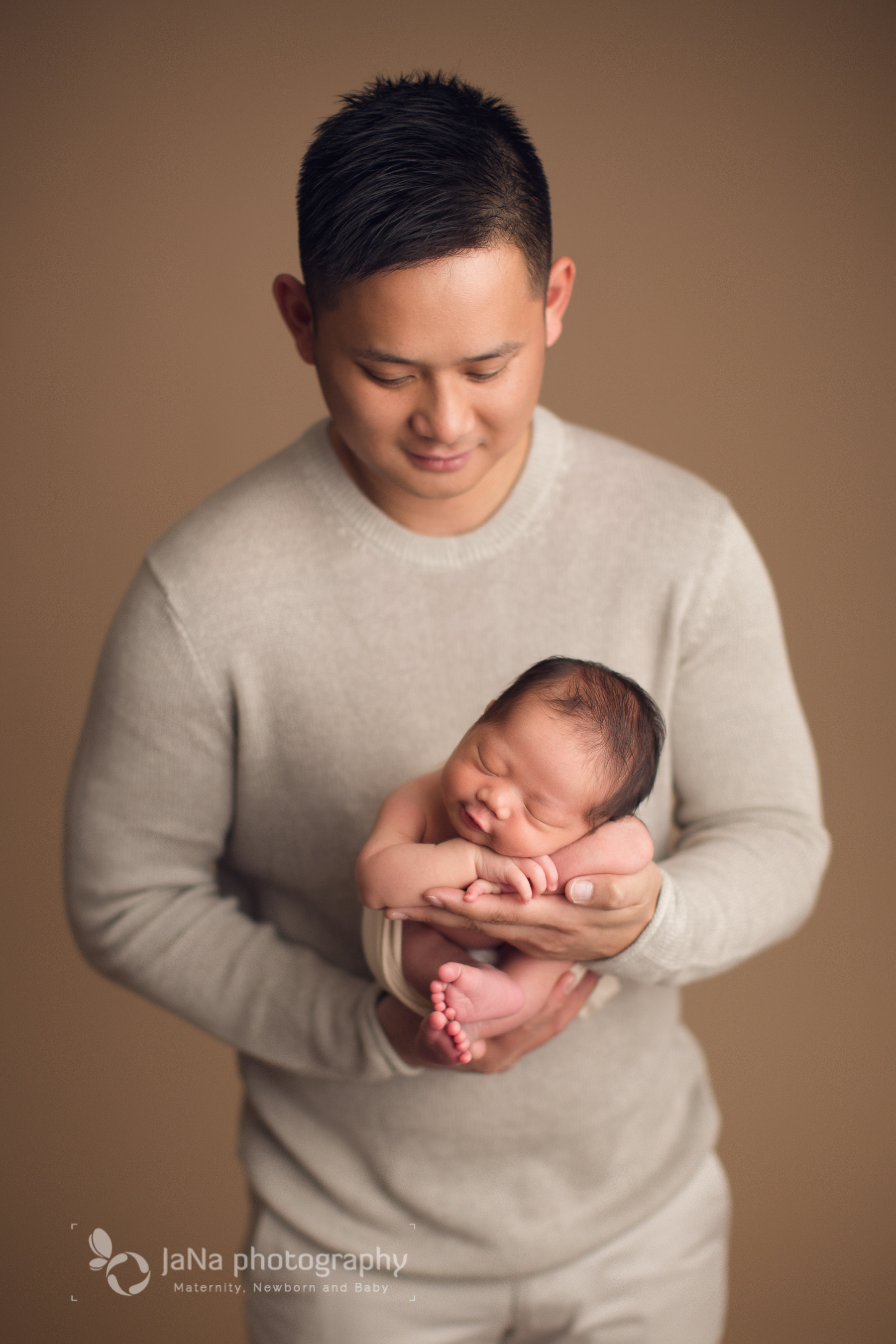 newborn photography - with dad
