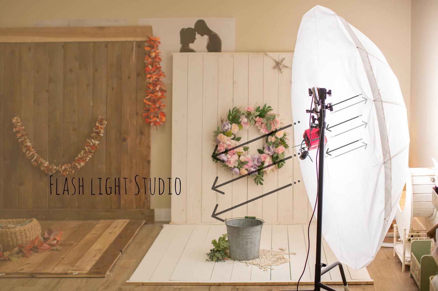 Is studio flashlight photography safe for babies and newborns